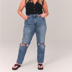 Abercrombie Ultra High Rise 90s Straight jeans